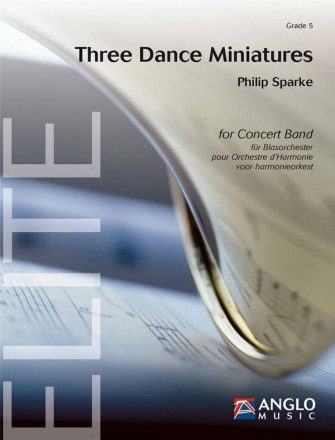 Three Dance Miniatures for concert band score