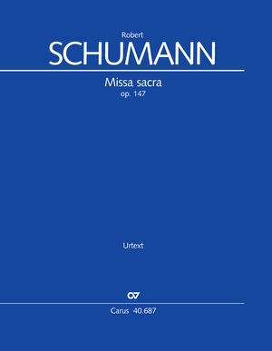 Missa sacra op.147 c-Moll fr Soli (STB), gem Chor und Orchester Partitur