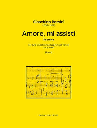 Amore, mi assisti  fr 2 Singstimmen (Sopran und Tenor) und Klavier