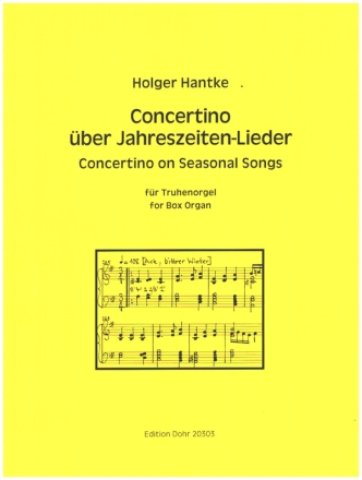 Concertino ber Jahreszeiten-Lieder fr Truhenorgel