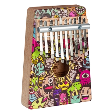 Art Series Kalimba 10 'Little Monster' (incl. Softcase and Tuning Hammer)