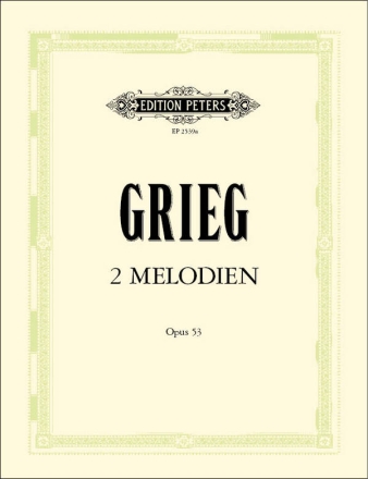 Two Melodies Op.53 (score and parts)