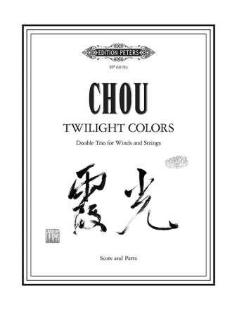 Twilight Color for flute, oboe, clarinet, violin, viola and violoncello score and parts