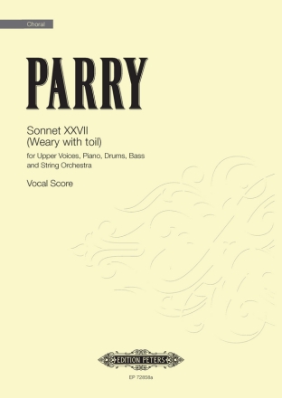 Sonnet XXVII (vocal score)