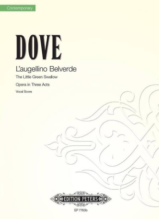 L'augellino Belverde - Vocal score