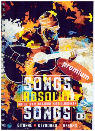 Absolut Songs Premium  Songbook Melodieausgabe mit Texten, Akkorden