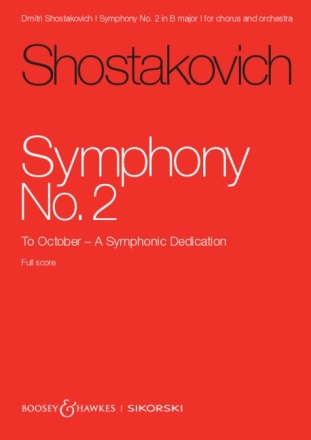 Sinfonie Nr. 2 op. 14 Chor und Orchester Studienpartitur