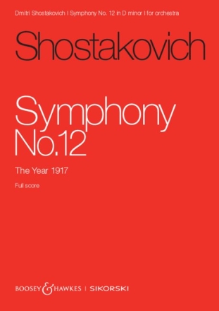 Sinfonie Nr. 12 op. 112 Orchester Studienpartitur