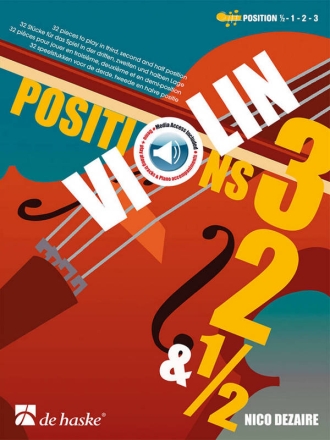 Violin Positions 3, 2 & 1/2 (+Online-Audio) for violin