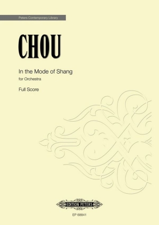 In the Mode of Shang for orchestra full score