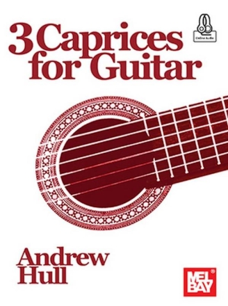 3 Caprices for Guitar Guitar Book & Audio-Online