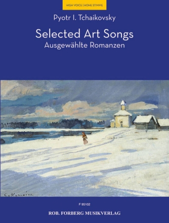 Selected Art Songs High Voice and Piano Book