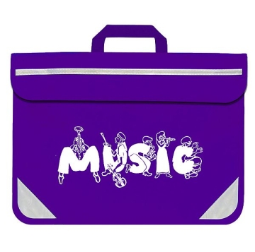 Music Bag Duo Musicians Purple