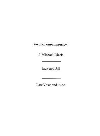 Jack and Jill Low Voice and Piano Buch