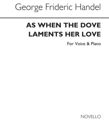 As When The Dove Laments Her Love Soprano Voice and Piano Buch