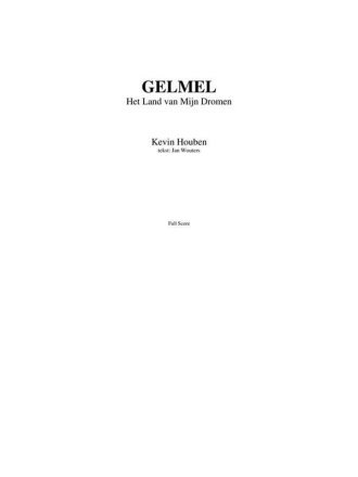 Gelmel Concert Band and Mixed Choir Partitur, Leihmaterial