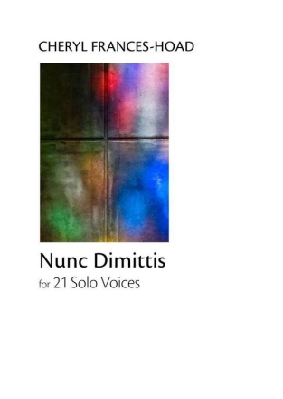 Nunc Dimittis SATB Klavierauszug