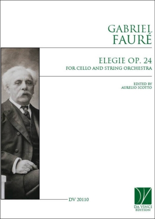 Elegie op.24 for violoncello and string orchestra score and parts