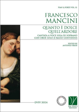 Quanto  dolce quell'ardore Soprano Voice and Oboe Chorpartitur