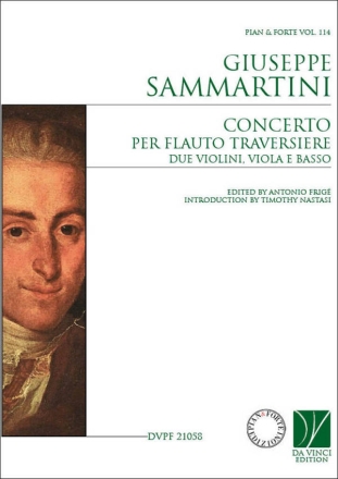 Concerto per flauto traversiere Flute, Viola and Violin Partitur + Stimmen