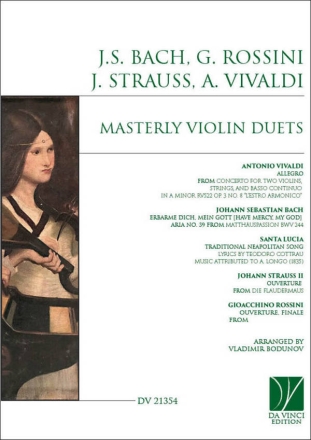 Masterly Violin Duets Violinduo Buch + Einzelstimme(n)