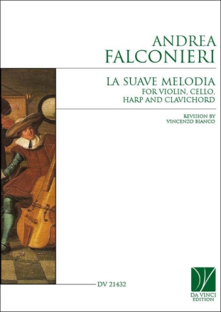 La Suave Melodia for violin, cello, harp and clavichord score and parts