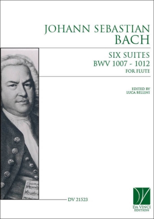 Six Suites BWV 1007 - 1012, for Flute Flte Buch