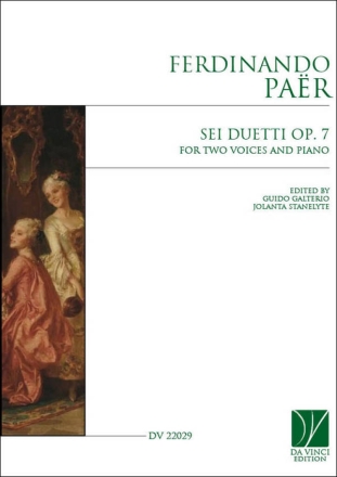 Sei Duetti Op. 7, for two Voices and Piano 2 Vocal and Piano Buch + Einzelstimme(n)