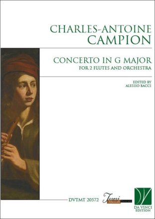 Concerto for 2 Flute and Orchestra in G major Orchestra and Flute Partitur + Stimmen