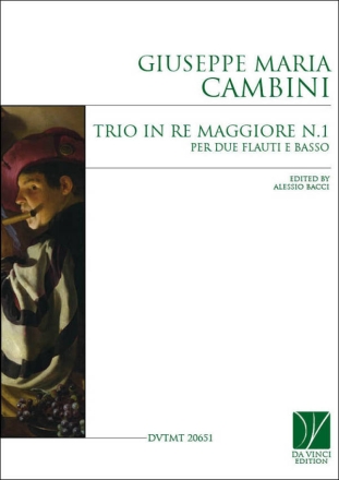 Trio in re maggiore N.1, per due flauti e basso Woodwind Ensemble Partitur + Stimmen