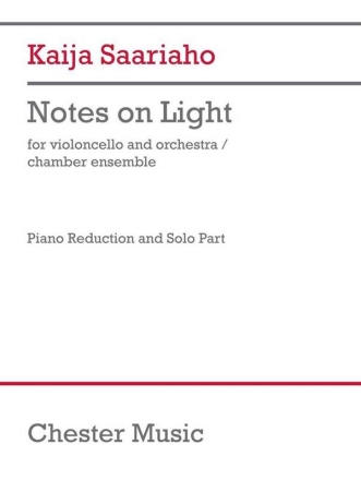 Notes on Light (Piano Reduction) Cello and Piano Book & Part[s]