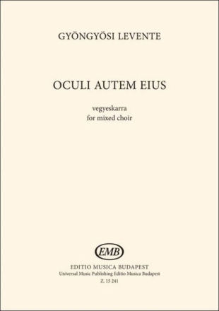 Oculi autem eius Mixed Choir Choral Score