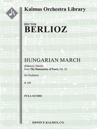 Hungarian March Op. 24 (f/o sc) Scores