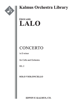 Concerto for Cello in D minor Full Orchestra