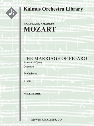 Marriage of Figaro: Overture (f/o sc) Scores