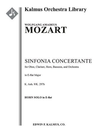 Sinfonia Concertante in Eb (Hn part) Full Orchestra