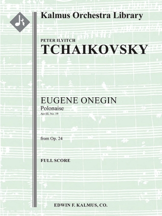 Eugene Onegin Op 24 Polonaise Score Scores