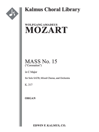 Mass No. 15 in C, K. 317 Coronation Mass Full Orchestra