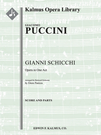 Gianni Schicchi (reduced orch) Full Orchestra