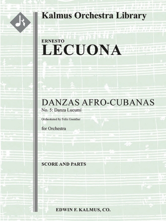 Danzas Afro-Cubanas, No. 5 (f/o) Full Orchestra