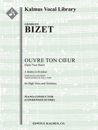 Ouvre Ton Coeur (B Minor) Score Scores