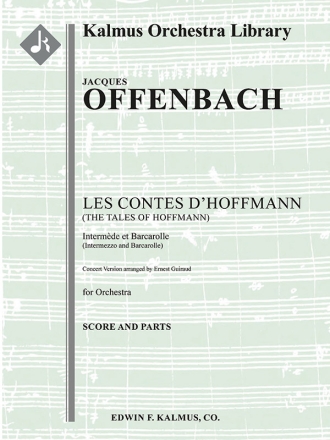 Hoffmann: Intermezzo/Barcarolle (f/o) Full Orchestra