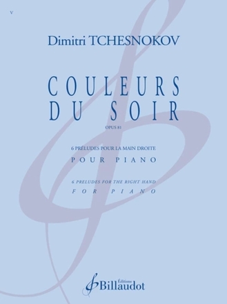 Couleurs du Soir op.81 pour piano