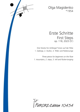 Erste Schritte (First  Steps) op.118 (2023) fr Flte