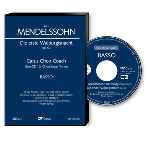 Die erste Walpurgisnacht op.60 MWV D3 - Chorstimme Basso  mp3-CD