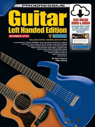 Progressive Guitar - Left Handed Edition Guitar Book & Media-Online