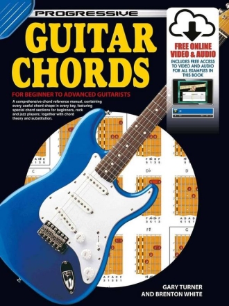 Progressive Guitar Chords Guitar Book & Media-Online