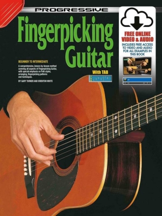 Progressive Fingerpicking Guitar (+Online-Video/Audio) for guitar