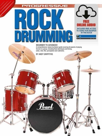 Progressive Rock Drumming Drums Book & Audio-Online