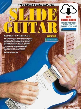 Progressive Slide Guitar Guitar Book & Audio-Online